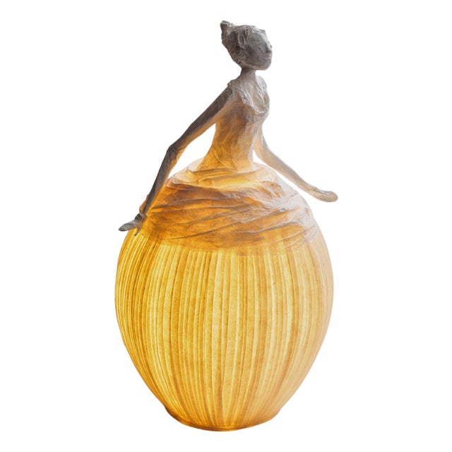 Mademoiselle Paper Light Sculpture by Papier À Êtres For Sale