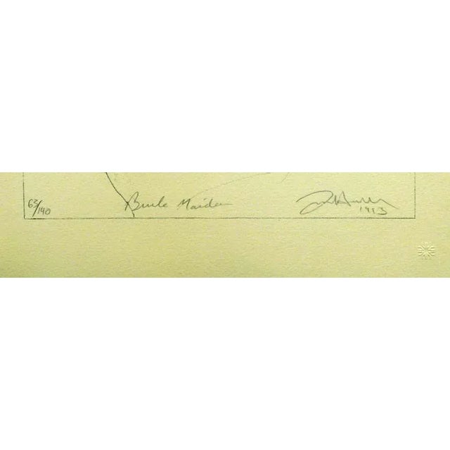 "Brule Maiden" by Frank Howell Original Limited Edition Lithograph on paper Hand signed &Titled by the artist Art Size:...