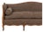 Early 20th Century France Louis XV Brown Wood Sofa For Sale