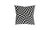Trama Cushion in Black/White Checkered Pattern by Moanne For Sale - Image 4 of 4