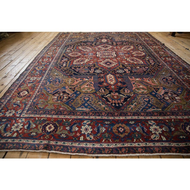 Vintage Heriz Carpet - 7'5" X 10'4" For Sale In New York - Image 6 of 13