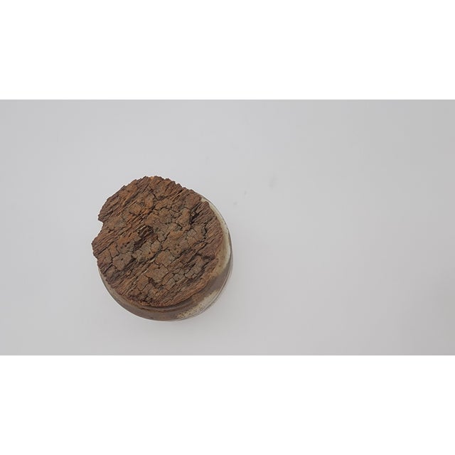 Mid 20th Century Studio Pottery Corked Pot (Short) For Sale - Image 14 of 14