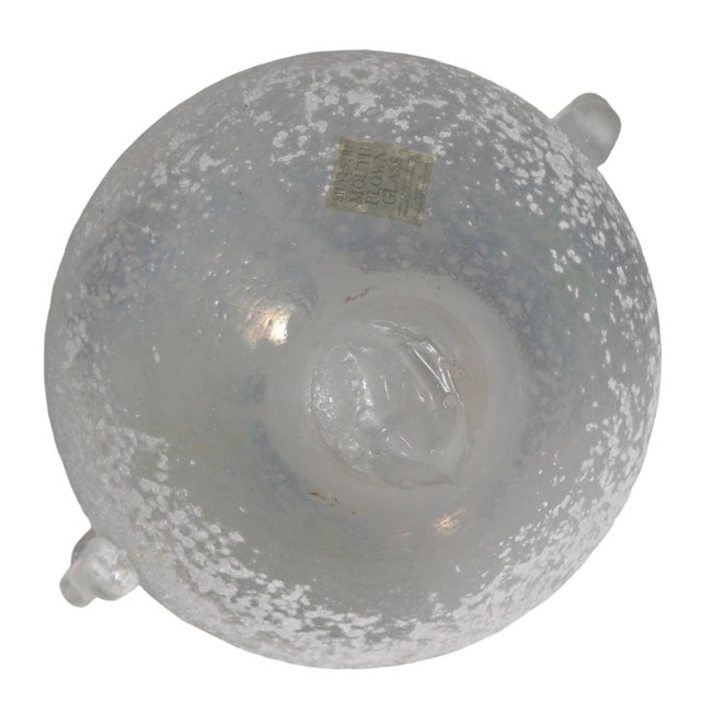 Glass Murano Vase by Silvestri C 1980's For Sale - Image 7 of 12