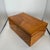 Beautiful, unadorned late Biedermeier casket box made of solid birch wood from northern Germany, circa 1840. Ebonized...