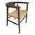 Outdoor Indoor U-Back Woven Seat Mid-Century Coastal Dining Chair For Sale - Image 9 of 14