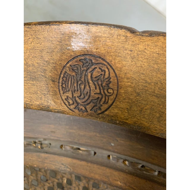 Antique Cane Corner Chair Chairish