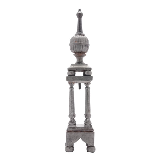 Cast Iron Architectural Finial, C. 1875-1900 For Sale In Chicago - Image 6 of 7