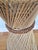 Tan Vintage Hand Woven Wicker Plant Stand Tall Pedastal 1970's Boho Cottage For Sale - Image 8 of 11