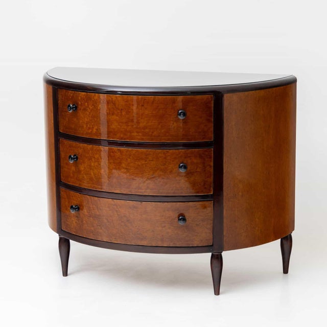 1940s Mid-20th Century Art Deco Chest of Drawers, France For Sale - Image 5 of 7