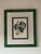 Vintage Framed Aristolochia Botanical Print in Emerald Faux Burl Frame For Sale - Image 6 of 11