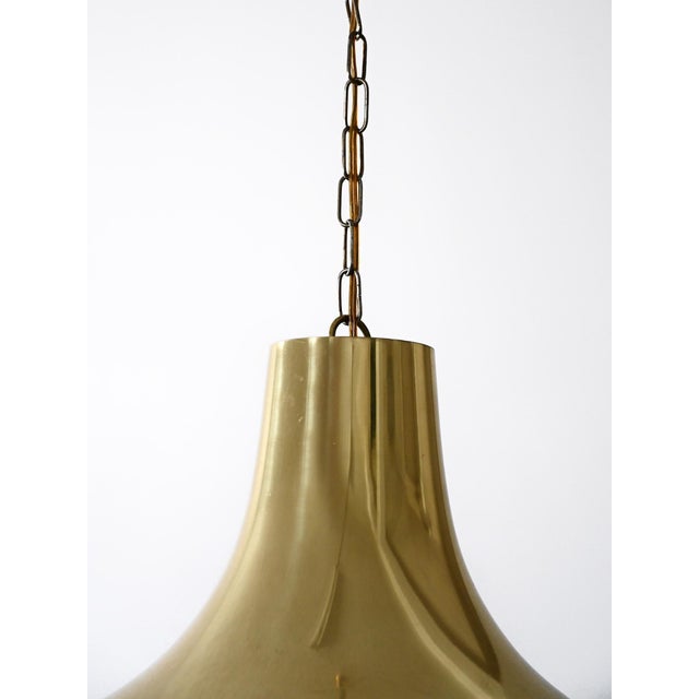 Vintage Scandinavian Brass Pendant, 1960s For Sale - Image 3 of 7