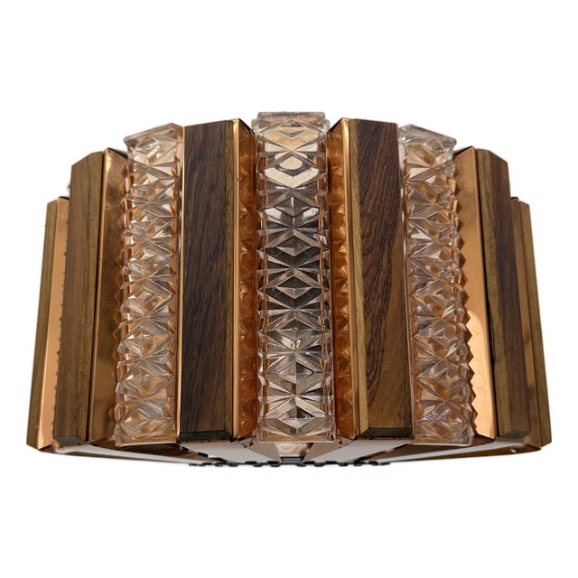 Danish Pendant Lamp by Werner Schou for Coronell Elektro, 1960s For Sale