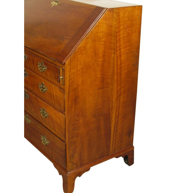 18th-C. American Slant Lid Desk For Sale - Image 4 of 13