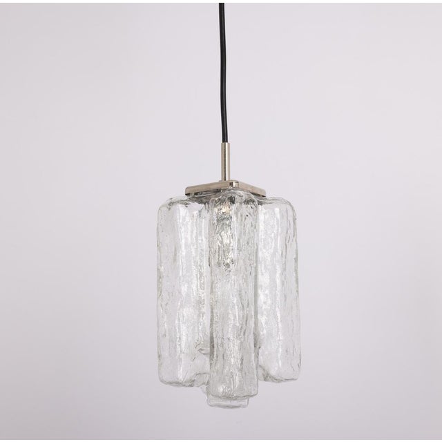 Gold Murano Glass Granada Pendant Light by Kalmar, Austria, 1970s For Sale - Image 8 of 16
