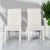 6 White Upholstered High Back Parsons Dining Chairs For Sale - Image 6 of 17