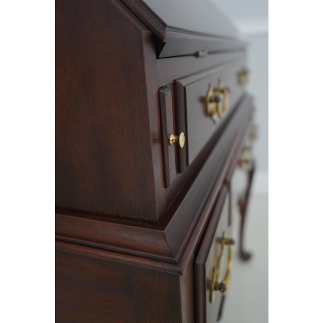 Henkel Harris Spnea Mahogany Slant Front Desk For Sale - Image 13 of 18