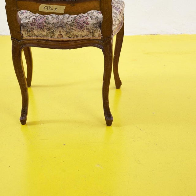 Brown Baroque Style Chair in Wood For Sale - Image 8 of 11