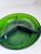 Metal 1940s Mid Century Modern Retro Starburst Green and Brass Divided Candy Dish For Sale - Image 7 of 12
