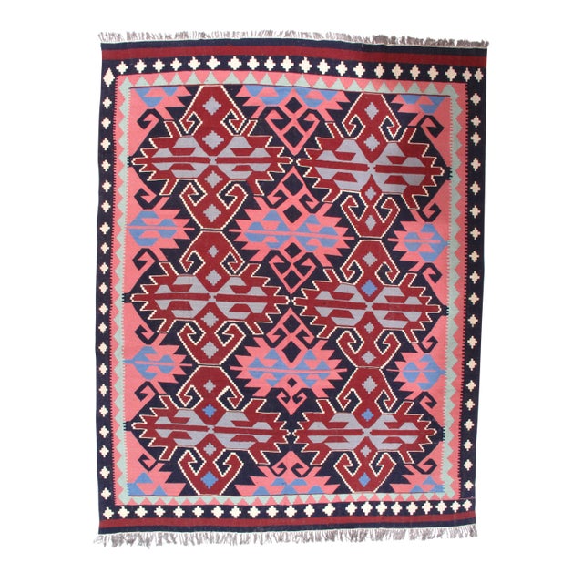 Pasargad NY Turkish Bashir Hand Knotted Rug - 8′9" × 11′4″ For Sale