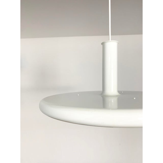 Mid-Century Danish Space Age Optima Pendant Lamp in UFO Style by Hans Due for Fog & Mørup, 1970s For Sale - Image 9 of 16