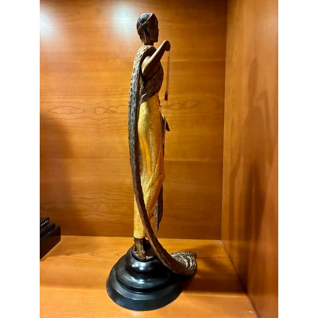 Original limited-edition bronze sculpture titled Je L’aime by Erté (Romain de Tirtoff). This example is signed by the...