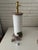 Liz Marsh Charming Daisy Botanical Decoupage Lamp For Sale - Image 4 of 5
