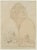 Monogramist ts (19th century): german nazarene, the prodigal son feeling remorse, sketch drawing, 1837, pencil technique:...