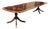 Late 20th Century Councill Craftsmen Georgian Banded Mahogany Double Pedestal Dining Table With 3 Leaves For Sale