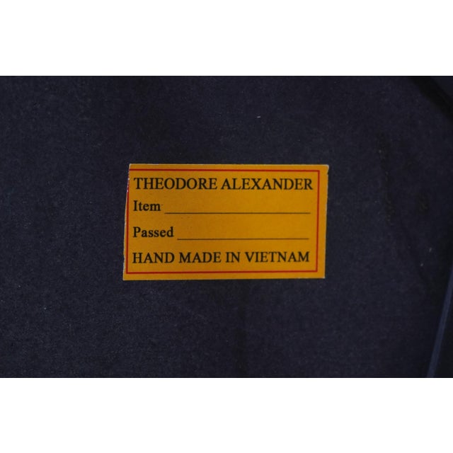 Theodore Alexander Round Granite & Brass Side Table For Sale - Image 13 of 13