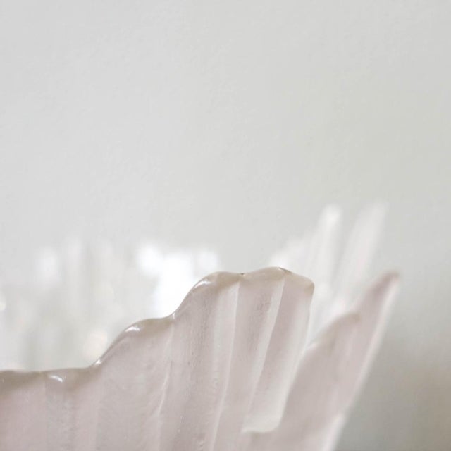 Vintage Northern Lights Glass Bowl by Tauno Wirkkala for Humppila Glass of Finland, 1970s For Sale - Image 14 of 17