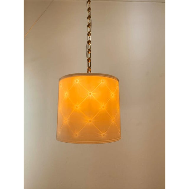 Metal Gold Brass Pendant Lamp For Sale - Image 7 of 18