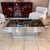 1970s Coffee Table and Bar in Stainless Steel with Glass Top, 1970s For Sale - Image 5 of 6