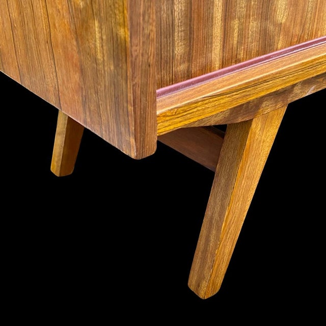 Mid-Century Modern Walnut Sideboard by Słupskie Fabryki Mebli, 1960s For Sale - Image 11 of 16