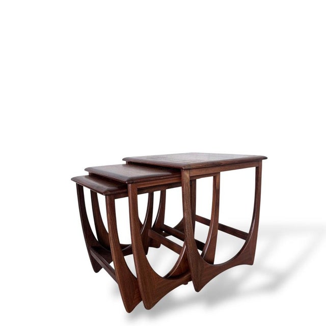 Mid-Century Astro Nesting Tables from G-Plan, 1960s, Set of 3 For Sale - Image 4 of 9