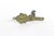 Vintage Brass Serpent Hook For Sale - Image 10 of 10