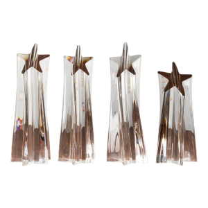 Set of 5, Steuben Shooting Star Set