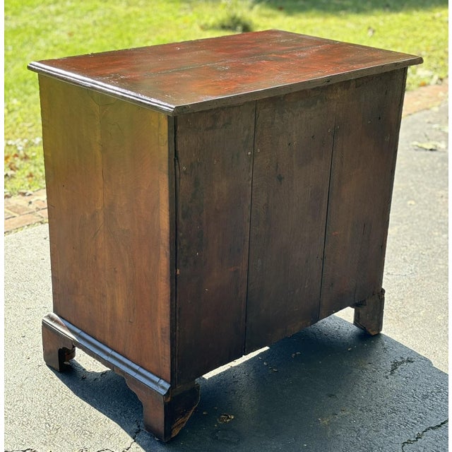 18th Century George II Walnut Kneehole Desk For Sale - Image 10 of 10