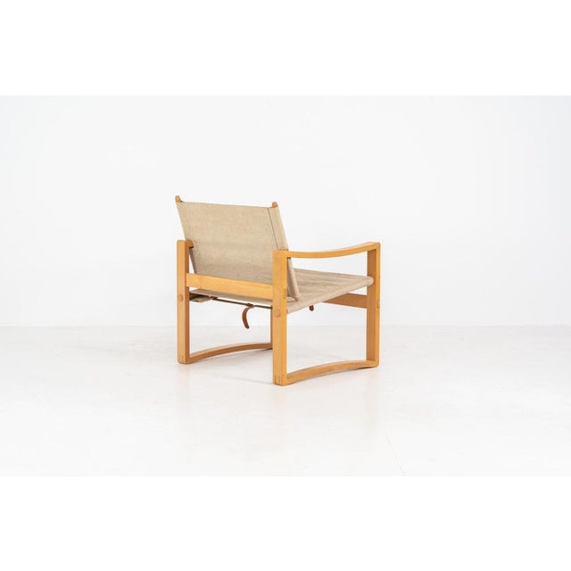 1970s Safari Chair by Børge Jensen For Sale - Image 5 of 14