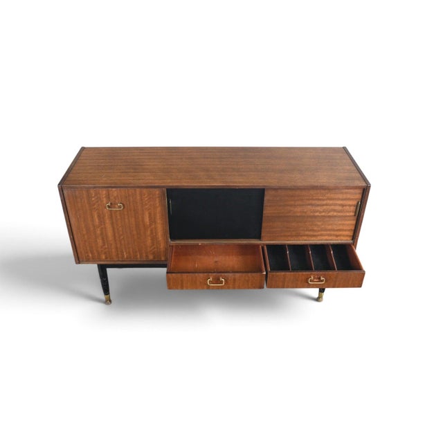 Mid-Century Modern Leslie Dandy "Librenza" Credenza in Tola For Sale - Image 3 of 12