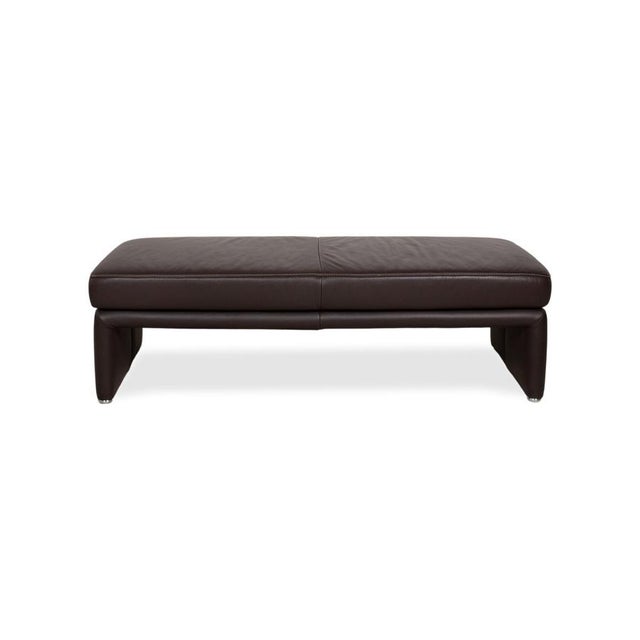 Raoul Ottoman in Brown Leather from Koinor For Sale - Image 6 of 8
