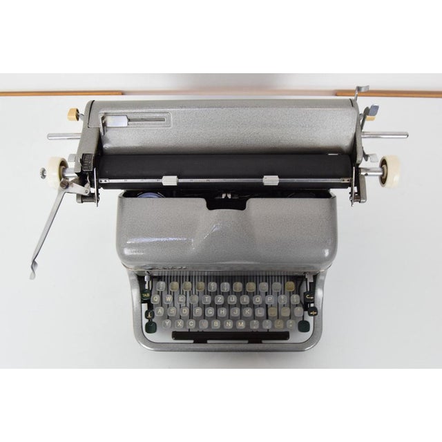 Mid-Century Czechoslovakian Typewriter, 1960s For Sale - Image 6 of 14