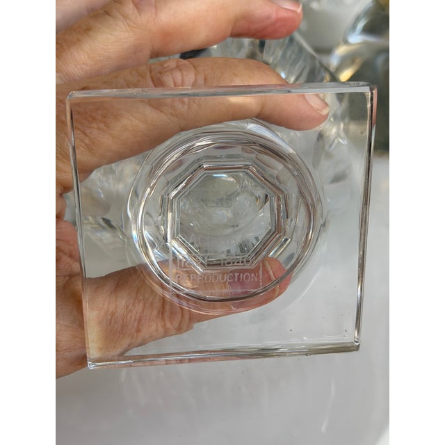 1990s Baccarat Regence French Crystal Urn Form Vase For Sale - Image 5 of 5