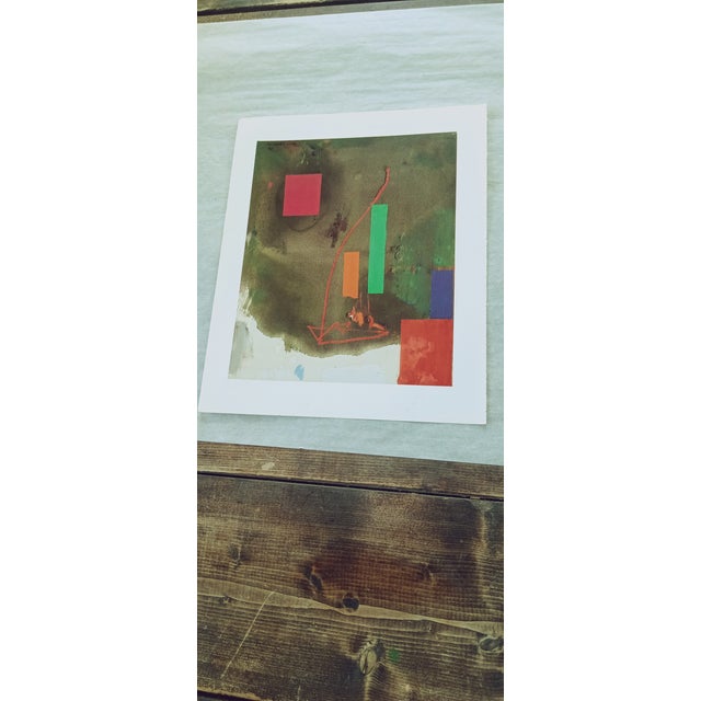 1980s 1980s Original Art Print Titled Legends of Distant Past Days For Sale - Image 5 of 8