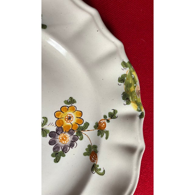Cantagalli Antique 19th Century Italian Cantagalli Faience Dinner Plate From Florence For Sale - Image 4 of 9