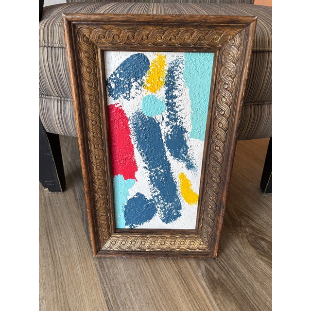 This one is the last of a group or series I did this year. I’m crazy about the colors and textures the fram is old gilded oak