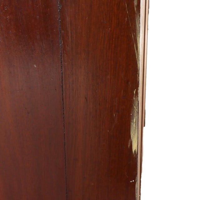 Large Antique Renaissance Revival Walnut, Burl & Marble Mirrored Sideboard C1890 For Sale - Image 13 of 18