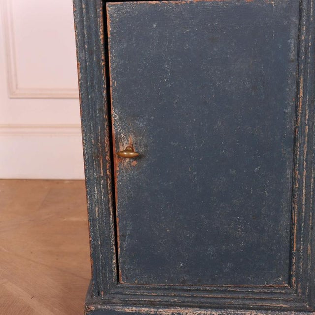French Painted Wood Bedside Table For Sale - Image 3 of 8