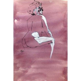 David Orrin Smith Original Figure Drawing “Figure Study 1 of 3” For Sale