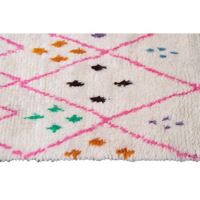 Early 21st Century 21st Century Modern Moroccan-Style Wool Rug For Sale - Image 5 of 13
