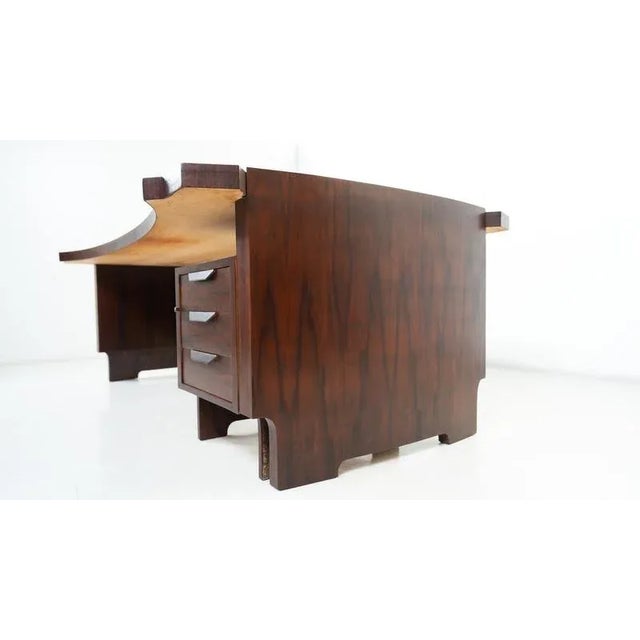 Mid-Century Modern Wooden Desk, Italy, 1960s For Sale - Image 6 of 18